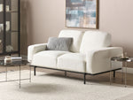 2-Sitzer Sofa Bouclé cremeweiss SOVIK