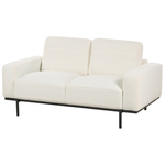 2-Sitzer Sofa Bouclé cremeweiss SOVIK
