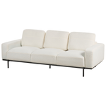 3-Sitzer Sofa Bouclé cremeweiss SOVIK