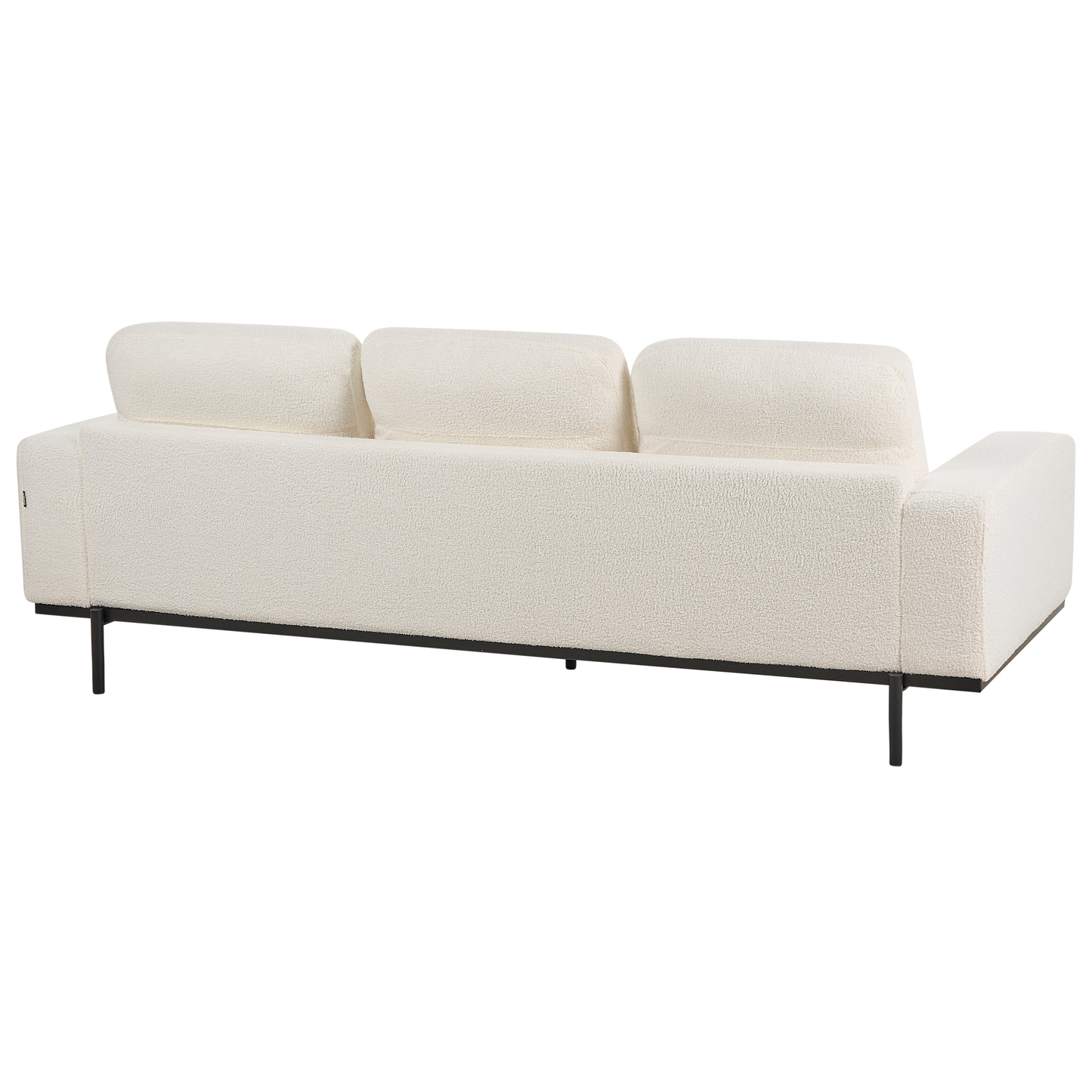 3-Sitzer Sofa Bouclé cremeweiss SOVIK