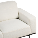 3-Sitzer Sofa Bouclé cremeweiss SOVIK