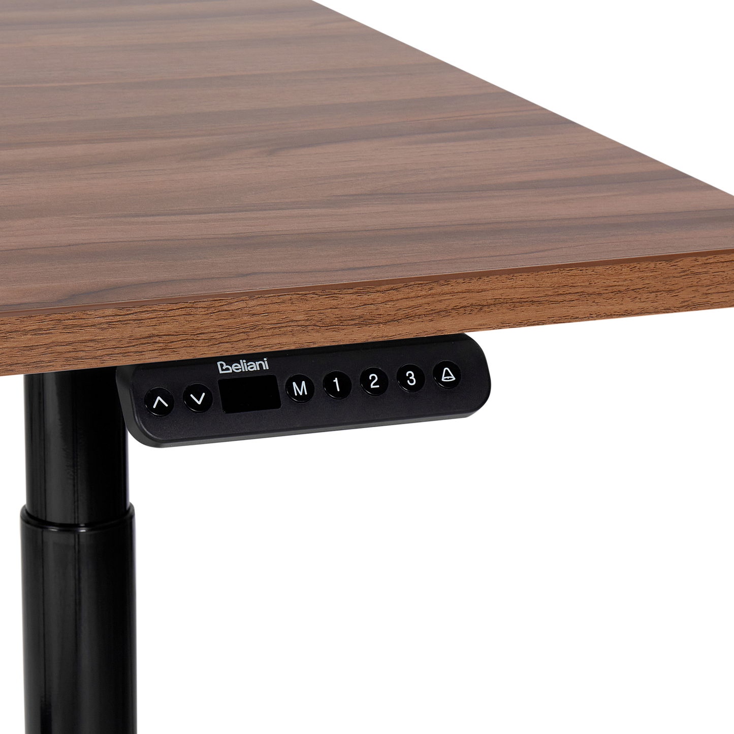 Schreibtisch braun / schwarz 160 x 72 cm elektrisch höhenverstellbar DESTINAS