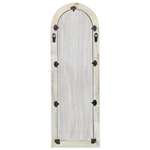 Wandspiegel SARRY 31 cm 91 cm Holz Weiss