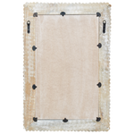 Wandspiegel BAUGY 63 cm 94 cm Holz Weiss