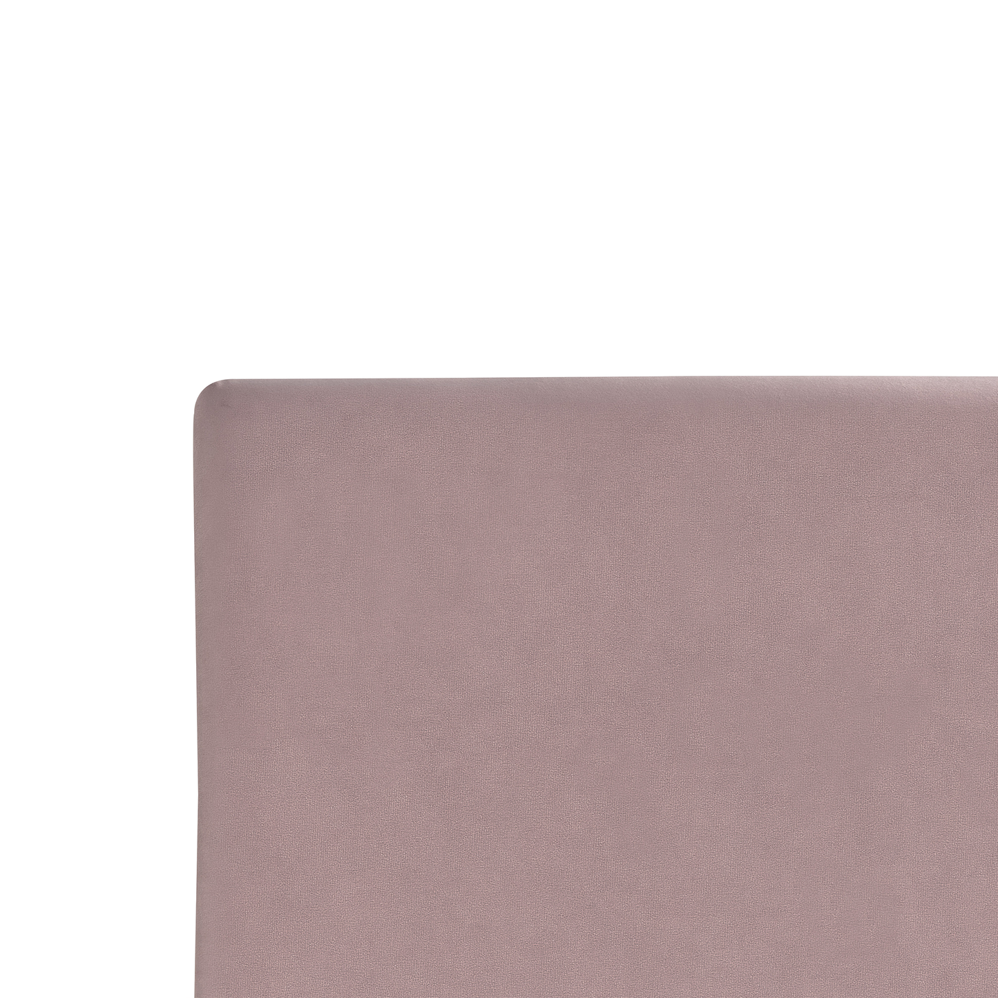 Bettrahmenbezug Samtstoff FITOU 90 x 200 cm Rosa