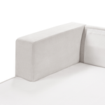 3-Sitzer Ecksofa cremeweiss rechtsseitig LOFOTEN