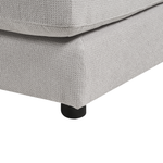 3-Sitzer Ecksofa hellgrau rechtsseitig LOFOTEN