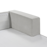 3-Sitzer Ecksofa hellgrau linksseitig LOFOTEN