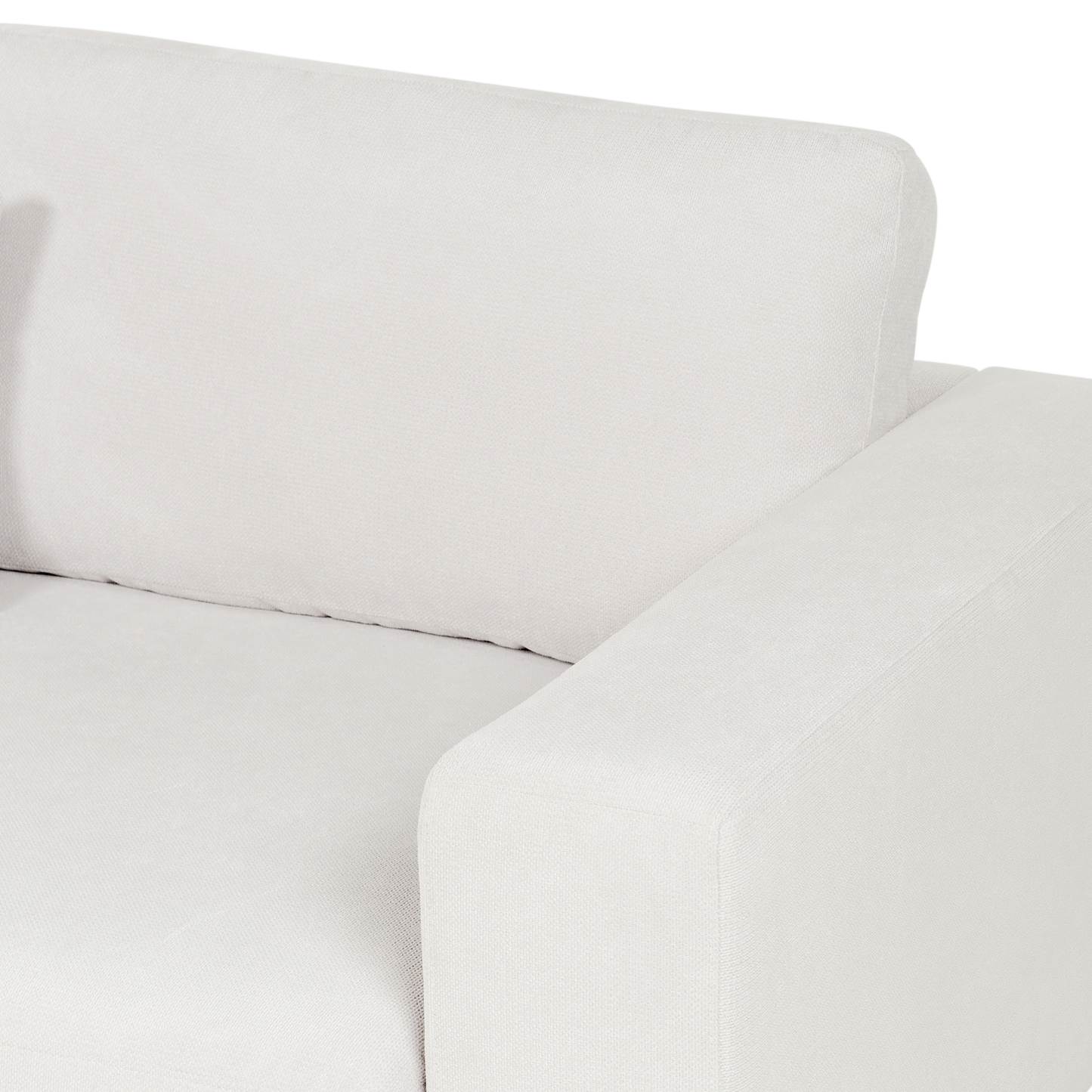 4-Sitzer Ecksofa cremeweiss rechtsseitig LOFOTEN