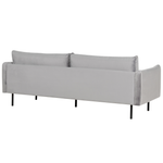 3-Sitzer Sofa Samtstoff grau VINTERBRO