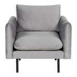 Sessel VINTERBRO Samtstoff Grau