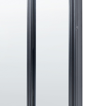 Wandspiegel CROSSES 60 cm 170 cm Metall Schwarz
