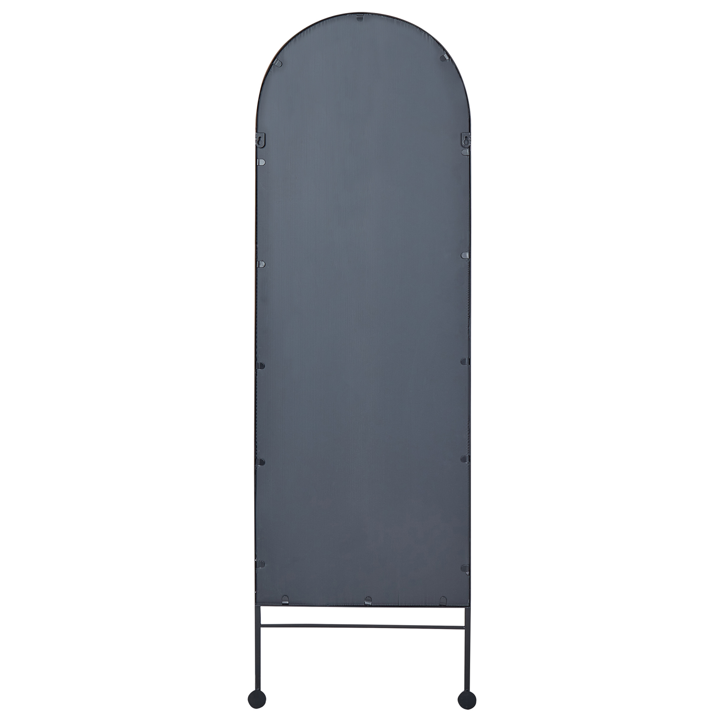 Wandspiegel JARNAGES 45 cm 145 cm Metall Schwarz