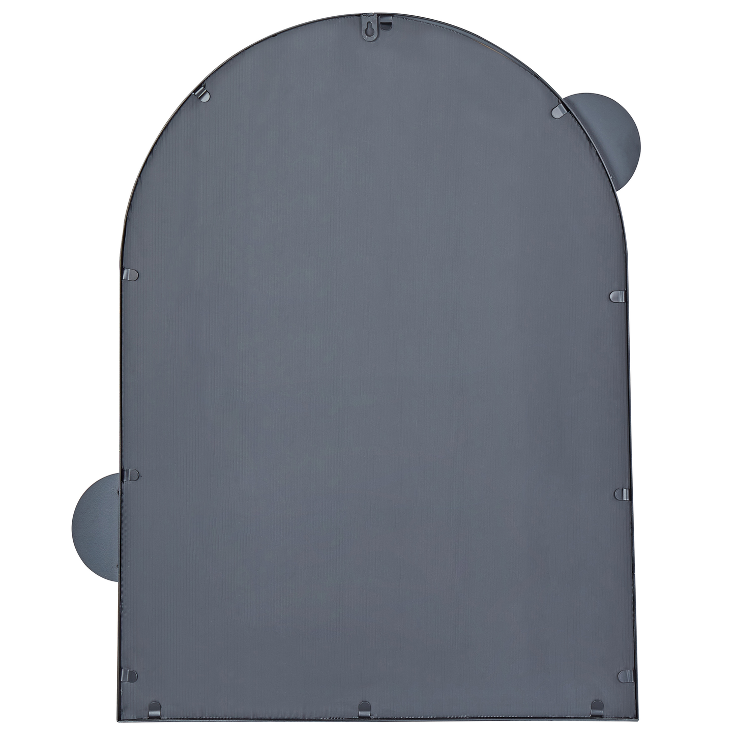 Wandspiegel AULON 69 cm 80 cm Metall Schwarz