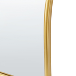 Wandspiegel NOTH 45 cm 53 cm Metall Gold