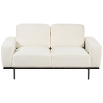 2-Sitzer Sofa Bouclé cremeweiss SOVIK