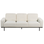 3-Sitzer Sofa Bouclé cremeweiss SOVIK