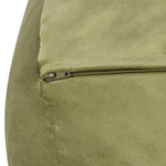 Pouf Samtstoff olivgrün 50 x 50 x 30 cm DAREYN