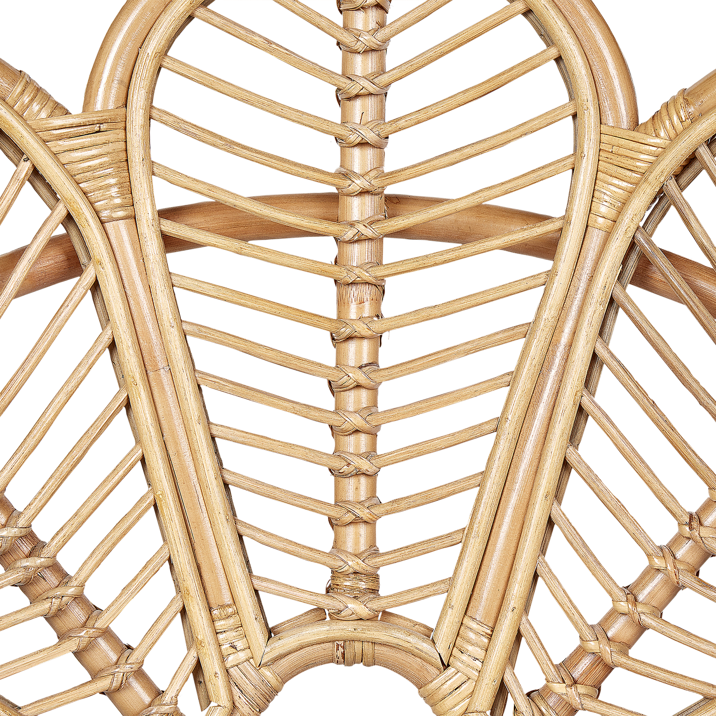 Set mit 2 Stühlen Rattan Natürlich FLORENTINE II