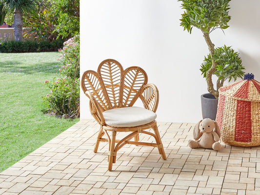 Pfauenstuhl FLORENTINE II Rattan Naturfarben