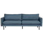 Sofa Set blau 4-Sitzer mit Ottomane VINTERBRO