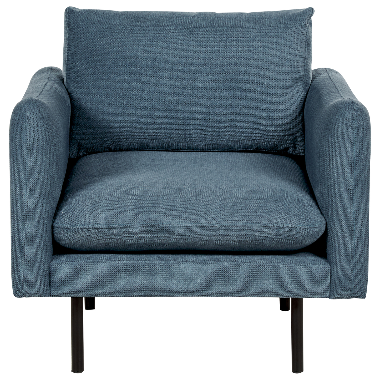 Sofa Set blau 4-Sitzer mit Ottomane VINTERBRO