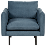 Sofa Set blau 4-Sitzer mit Ottomane VINTERBRO