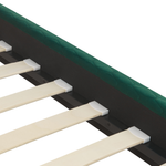 Bett mit Lattenrost Samtstoff BAYONNE 90 x 200 cm Grün