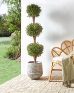 Kunstpflanze im Blumentopf 154 cm BUXUS BALL TREE