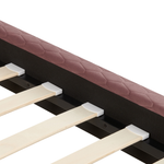 Bett mit Lattenrost Samtstoff BAYONNE 180 x 200 cm Rosa