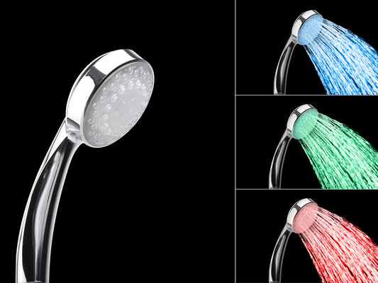 Duschkopf LORDAL mit LED-Beleuchtung Silber